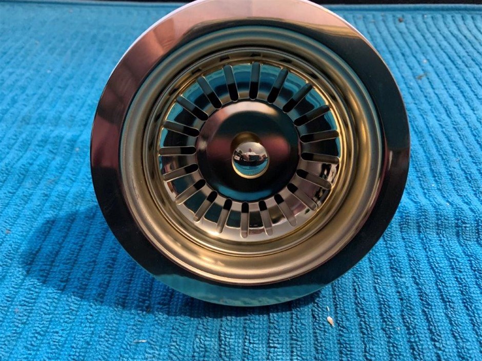 New in Box Basket Waste, Brass Finish - Quantity 4