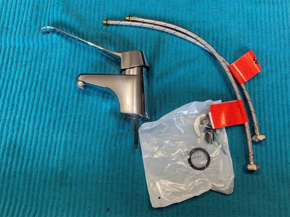 Nordic Care Basin Mixer, Brass with Chrome Finish - Qty 1