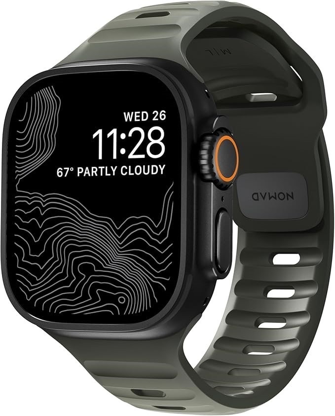 NOMAD Sport Band V2 | for Apple Watch 42/44/45/49 mm | Durable, Waterproof