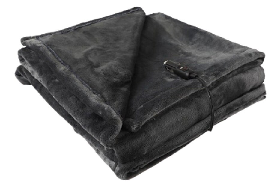 OVELA 12V Car Electric Blanket (150 x 110cm), Black