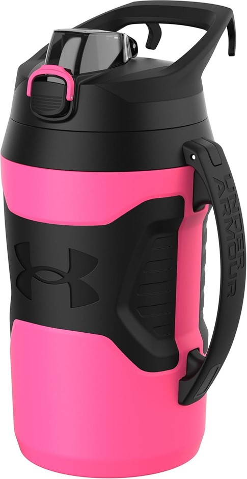 UNDER ARMOUR Playmaker Sports Jug, Water Bottle with Handle, 1.8 Litre, Che