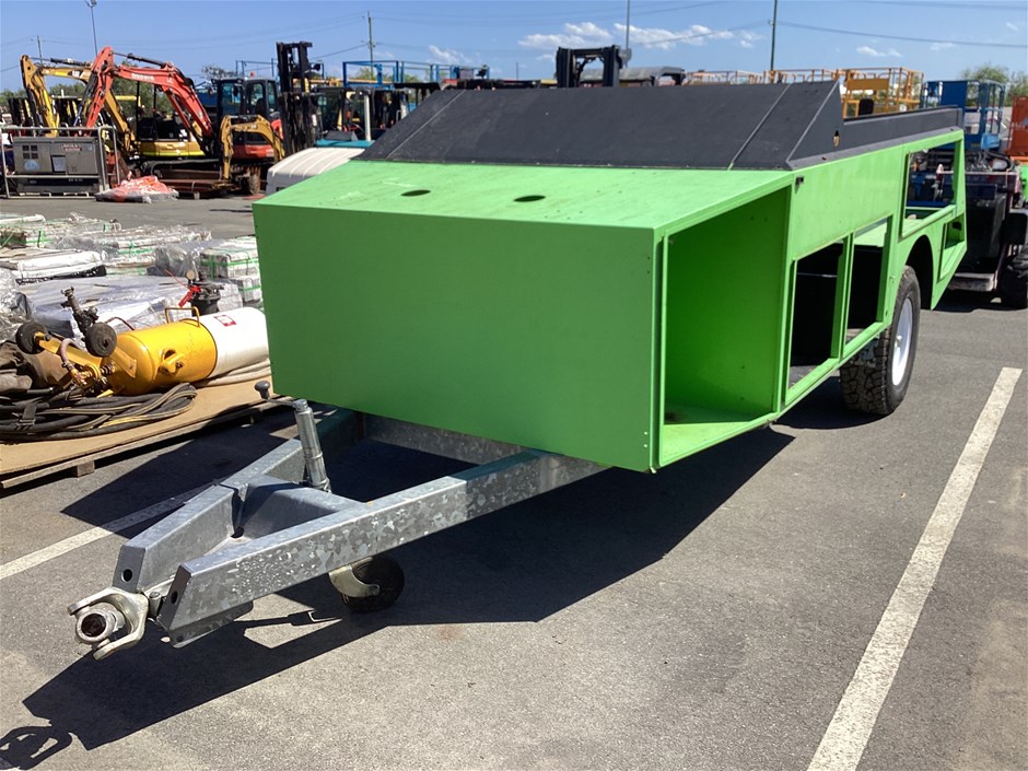 Camper Shell Single Box Trailer