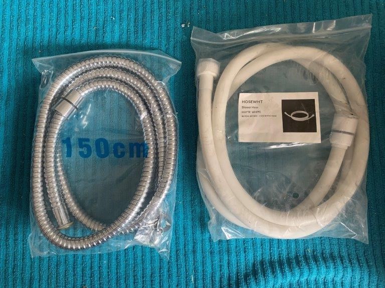 New in Packaging Shower Hoses, 150cm - Qty 16
