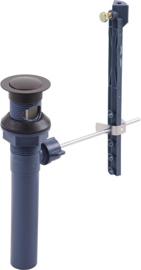 DELTA FAUCET Plastic Pop-Up Assembly, Less Lift Rod, Oil Bronze.