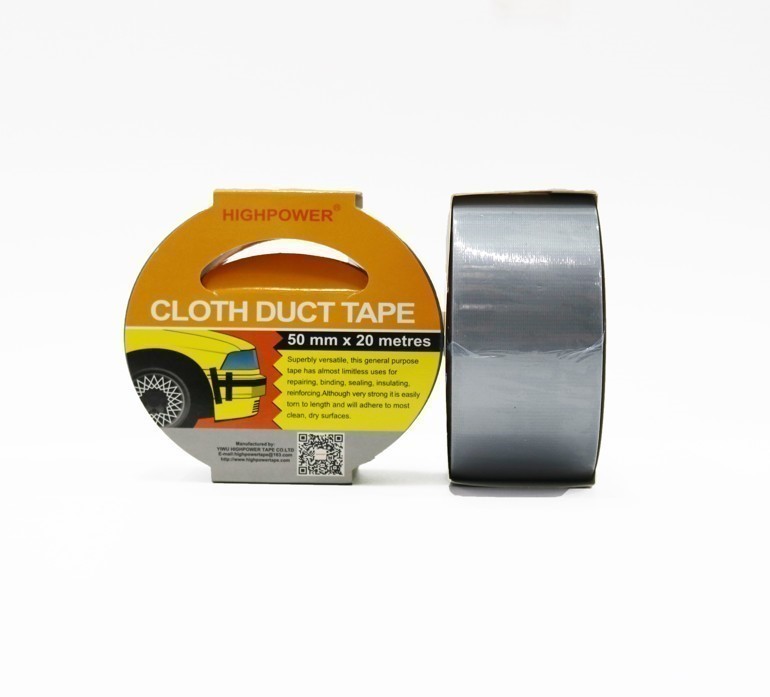 6 Rolls x HIGH POWER Cloth Duct Tapes, 48mm x 20M, Silver.