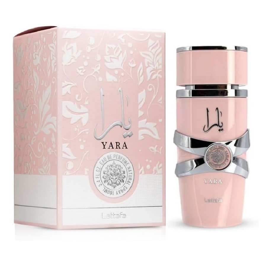 LATTAFA Women's Yara Eau De Perfume, 100mL. Blend of Orchid, Heliotrope an