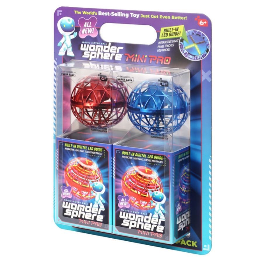 AMAX Wonder Sphere Mini Pro Blue & Red 2-Pack. N.B: Not in original packagi