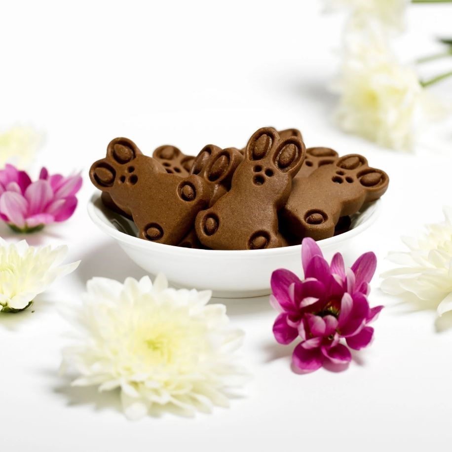 GINGERBREAD FOLK Chocolate Mini Bunnies, 3.36kg.