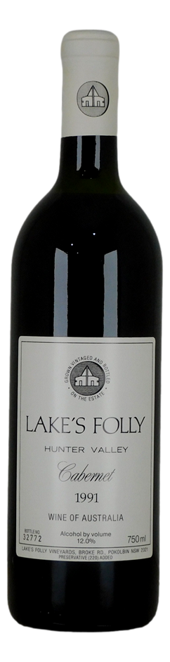 Lakes Folly Cabernets 1991 (6x 750mL)