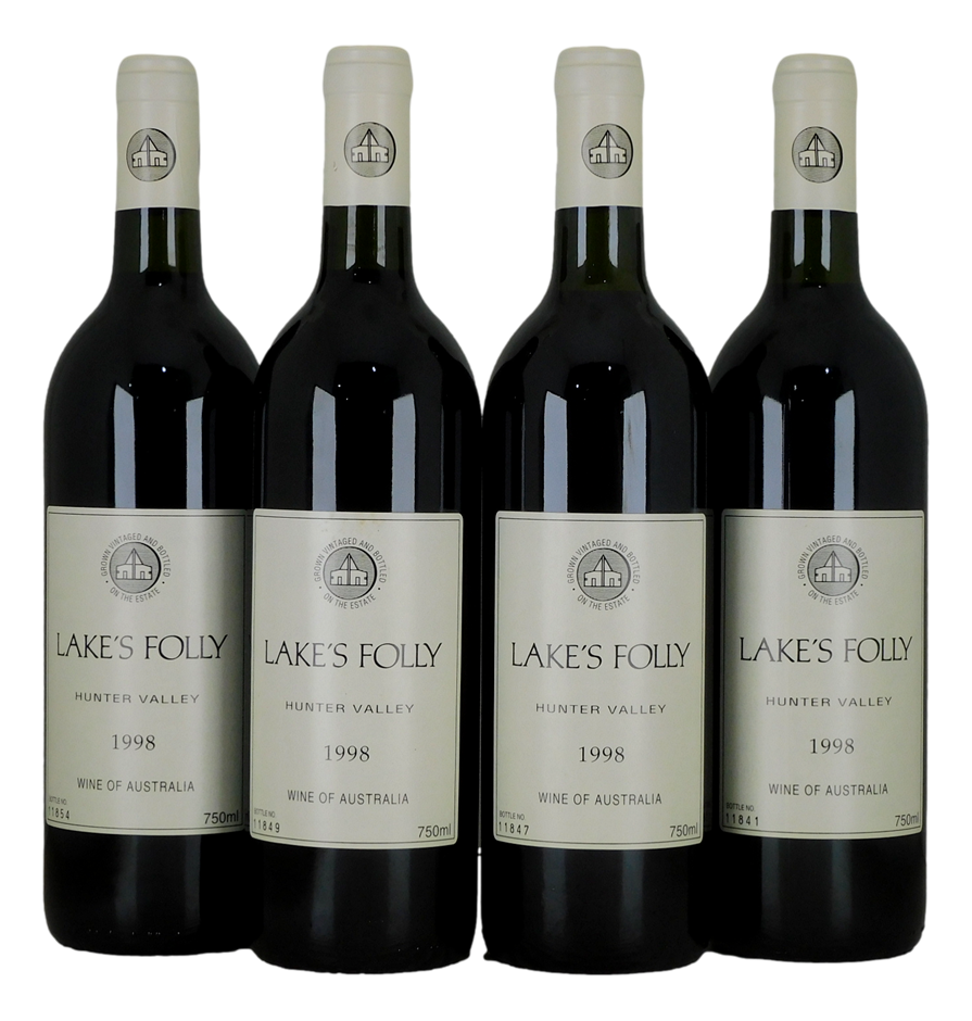 Lakes Folly Cabernets 1998 (4x 750mL), Hunter Valley