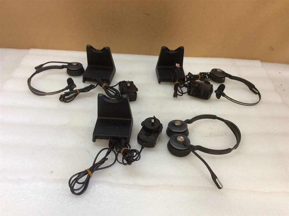 Jabra Engage 75 Wireless Headset System (Lot of 3)