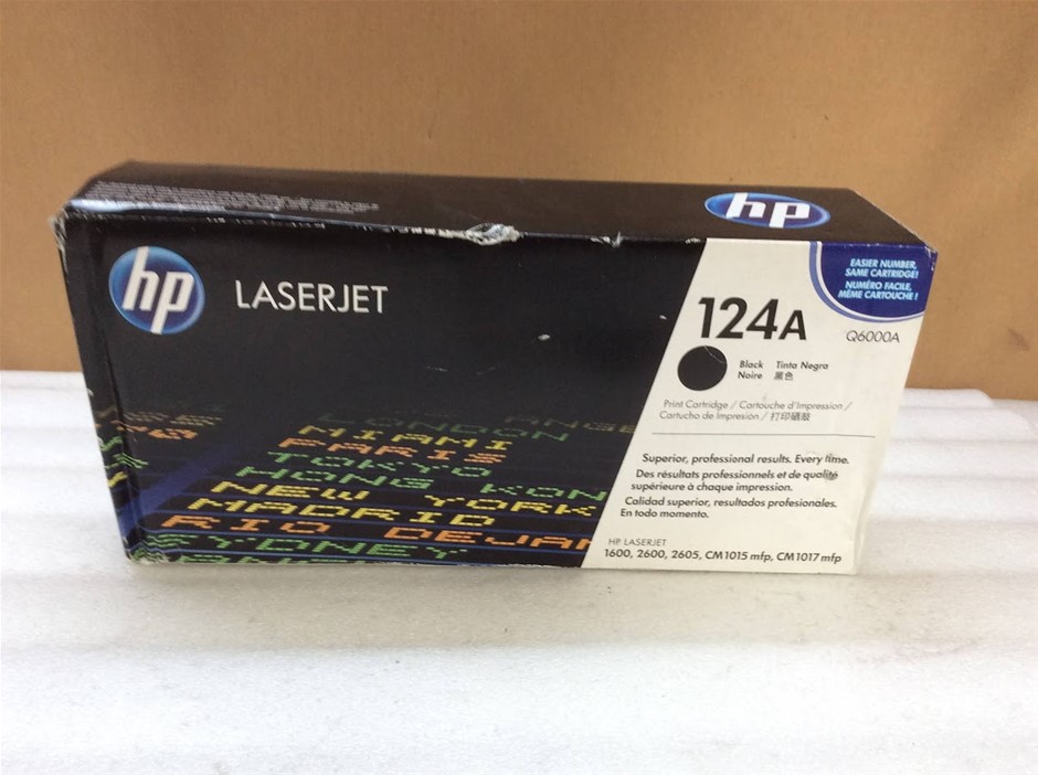 HP 124A Black LaserJet Toner Cartridge - New