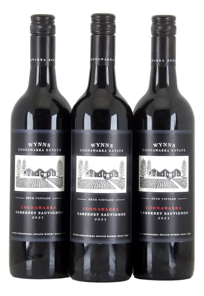 Wynns Black Label Cabernet Sauvignon 2021 (3x 750mL)
