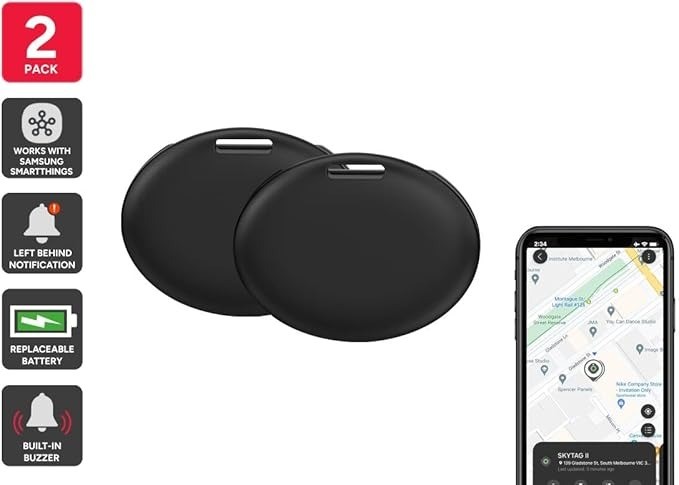 Kogan Smart Tag Tracker for Samsung SmartThings (2 Pack) - KASHTAGSM2A Buy