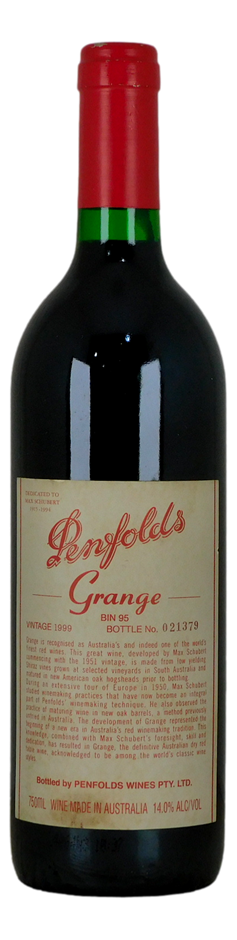 Penfolds Bin 95 Grange 1999 (1x 750mL) SA.