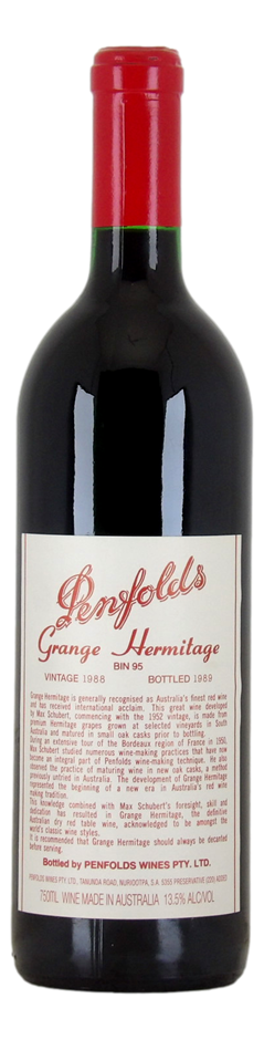 Penfolds Bin 95 Grange Hermitage 1988 Recorking Clinic 2025 (1x 750mL) SA.