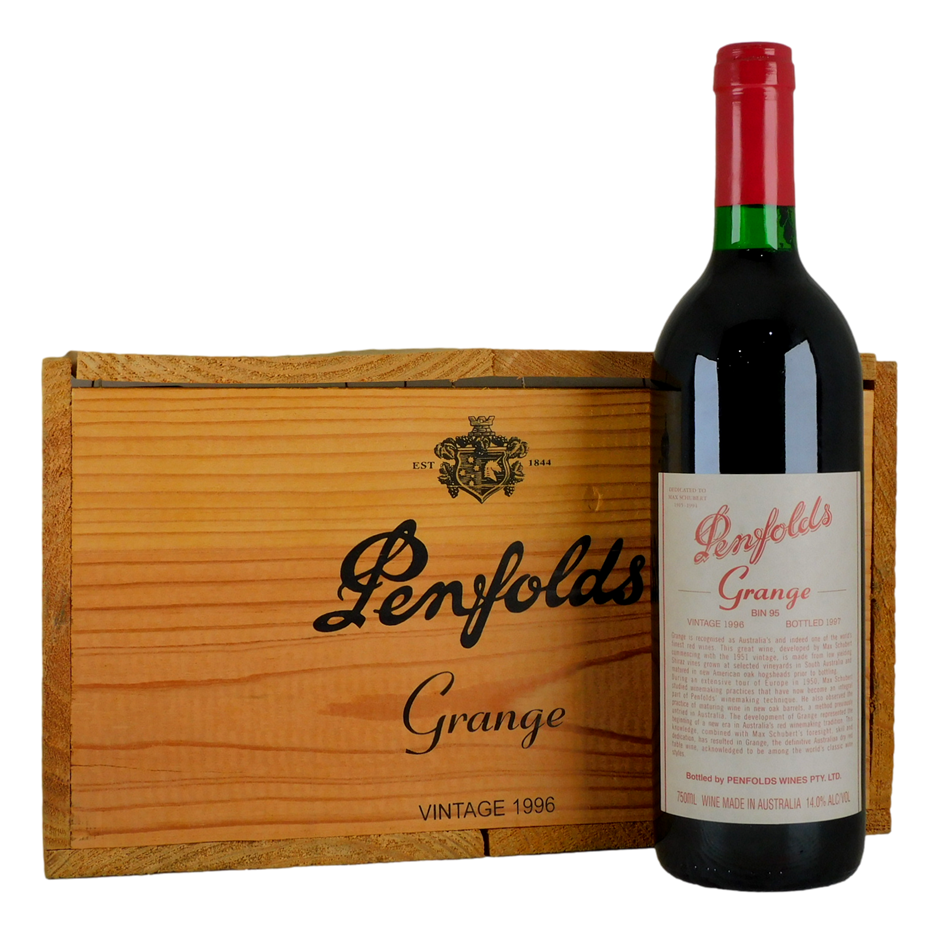 Penfolds Bin 95 Grange 1996 (6x 750mL), 