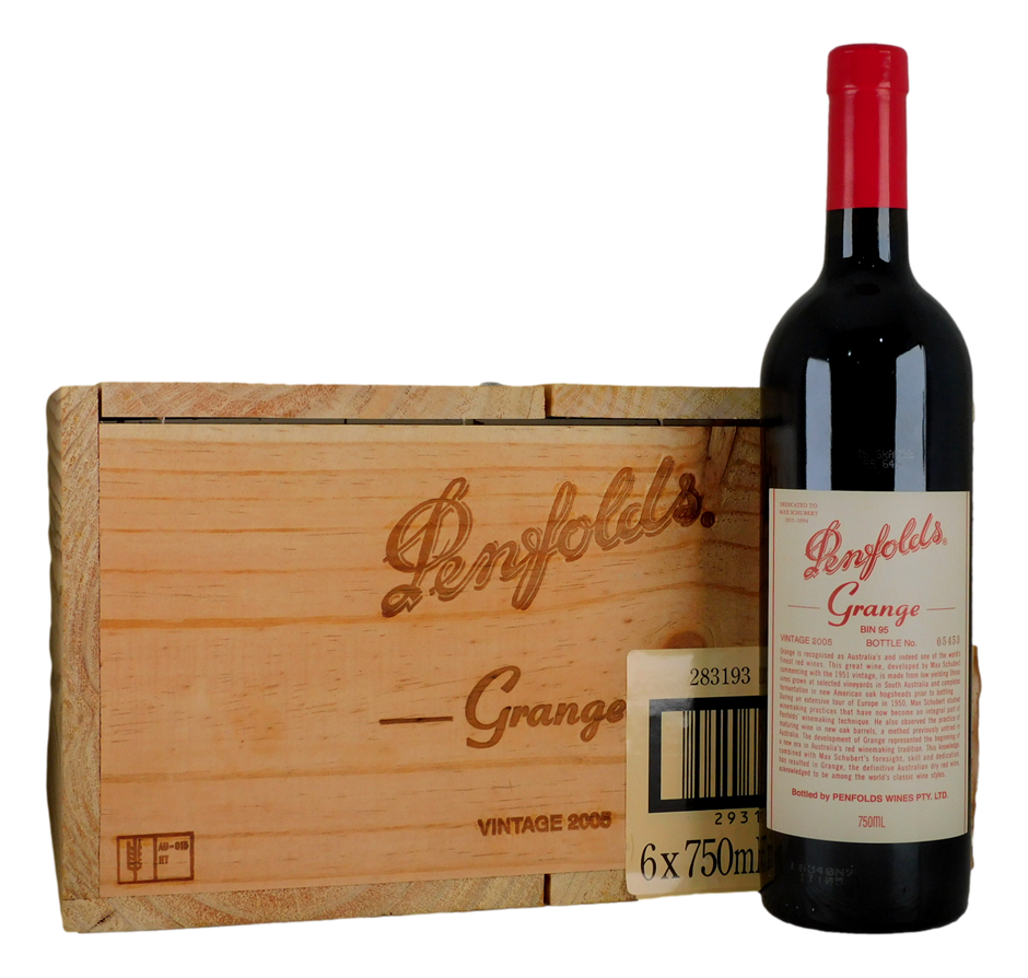 Penfolds Bin 95 Grange 2008 (6x 750mL), 