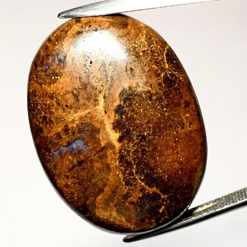 39.85ct Oval Cabochon Winton Matrix Boulder Opal Gemstone - 1Pc