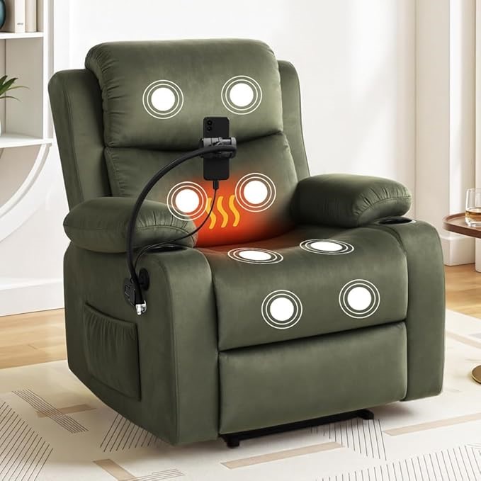 ARTISS Recliner Chair With Heat And Massage.