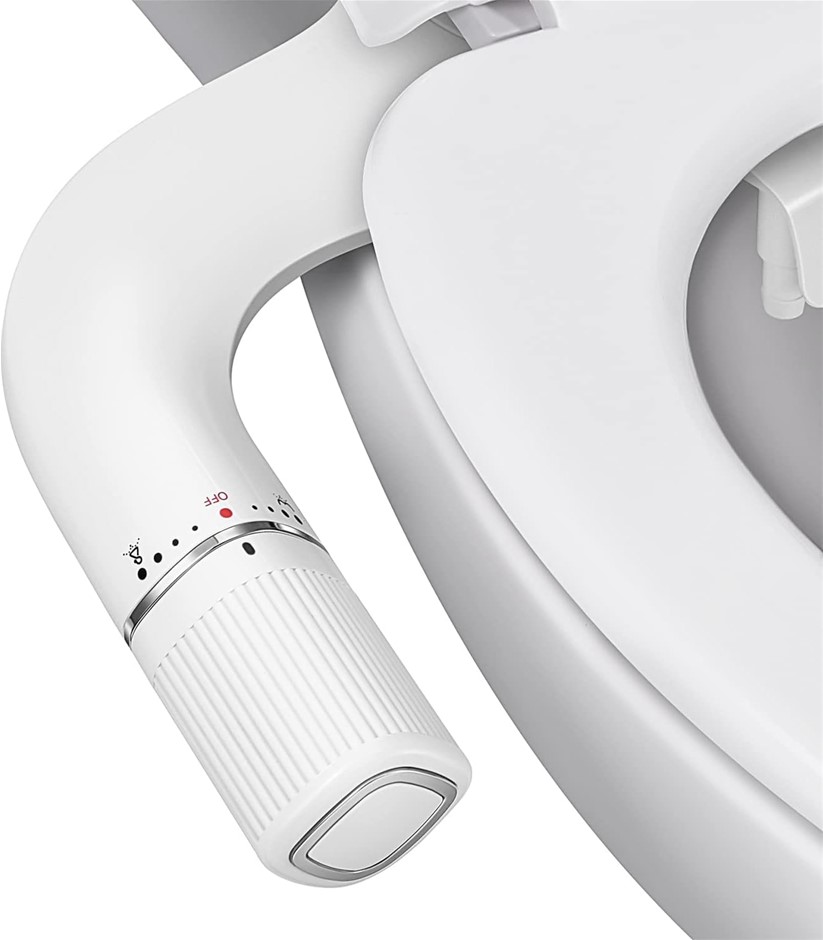 BIGCOW Ultra-Slim Bidet, Non-Electric Dual Nozzle Bidet Attachment for Toi