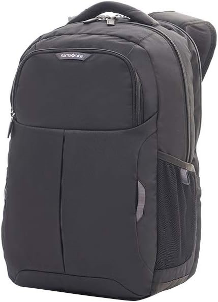 SAMSONITE Albi Backpack, Black/ Grey, 48cm. NB: Dusty From Storage.