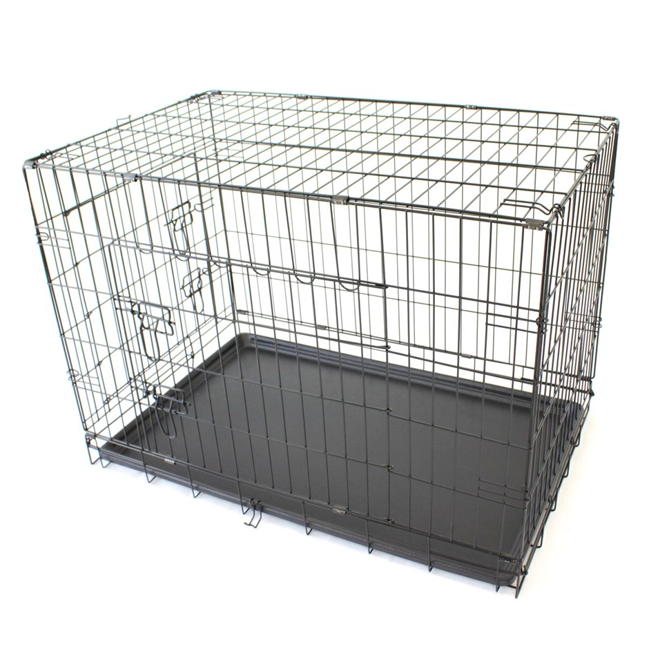 GENERIC Foldable Pet Crate, 58cm x 41cm x 47cm. NB: Minor Use & Not in Orig