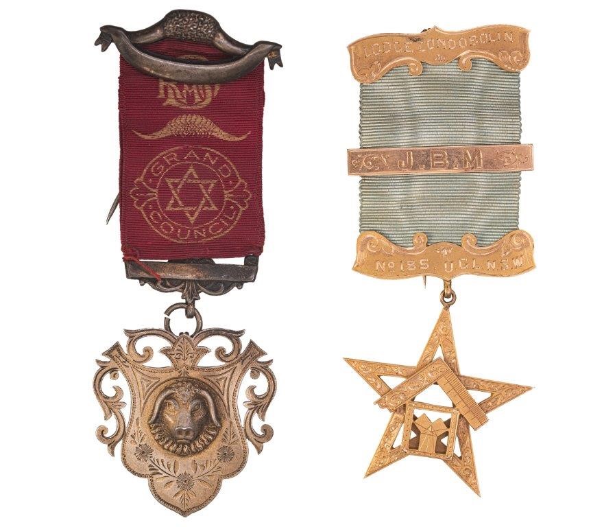 2 x AU Masonic Lodge Medals, Condoblin and Calthorpe Lodges,C: 1917-35