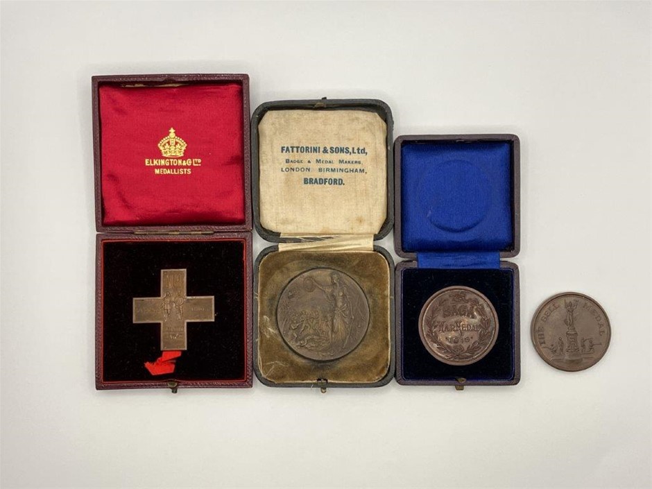 4 x British Military and Rifle Club Medals, C:1907-
