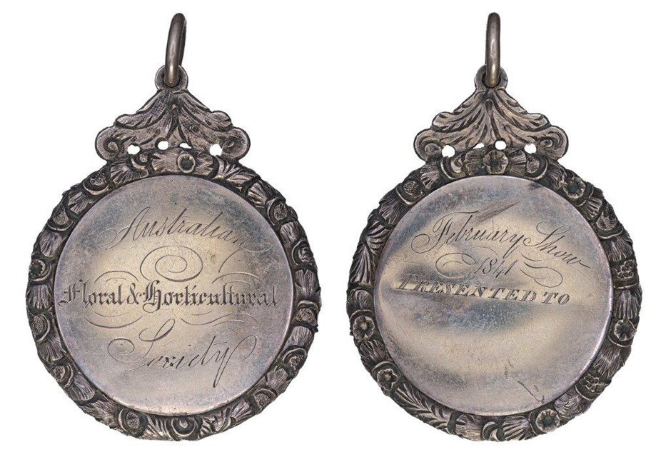 1841 AU Floral & Horticultural Society Silver