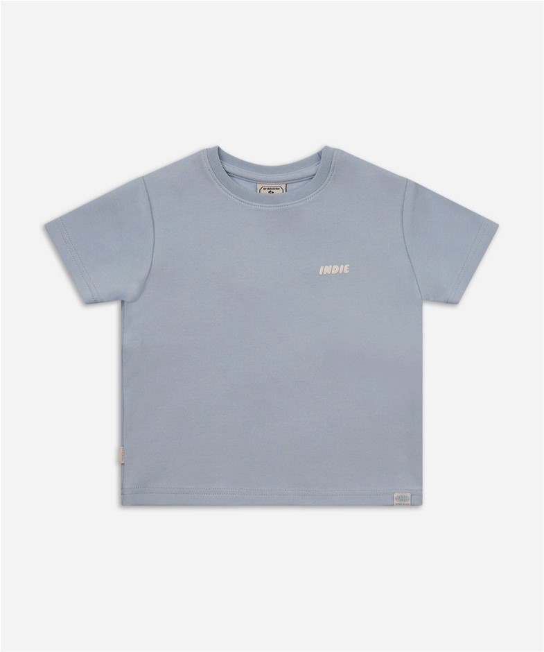 INDIE By INDUSTRIE Kids' The Bedford Tee, Size 14, Pool Blue. NB: minor mar