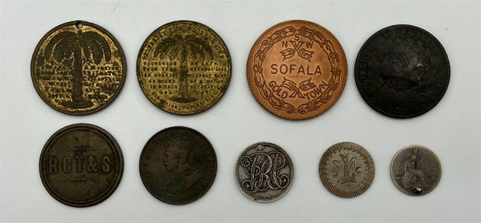 9 x Asstd AU Historical Medals, Rifle Assn, Cole's & others C:1872-76