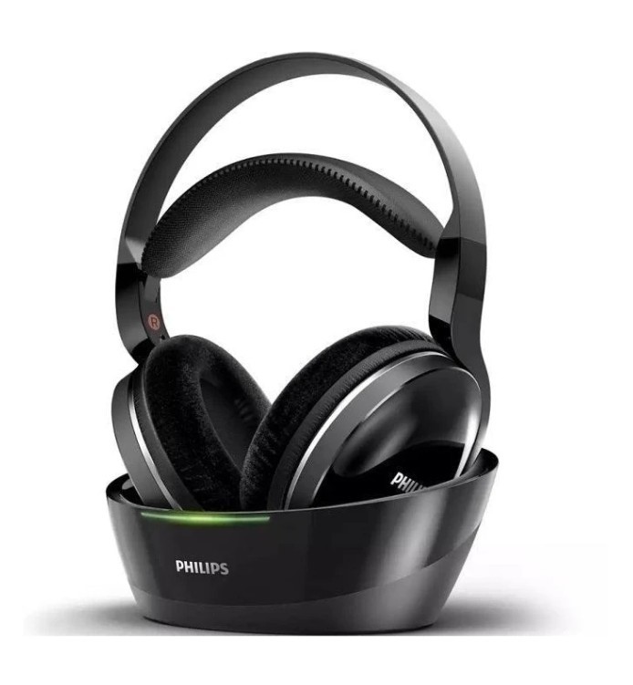 Philips SHD8850 Digital Wireless Headphones Hi-Res Audio for TV 3.5mm Optic