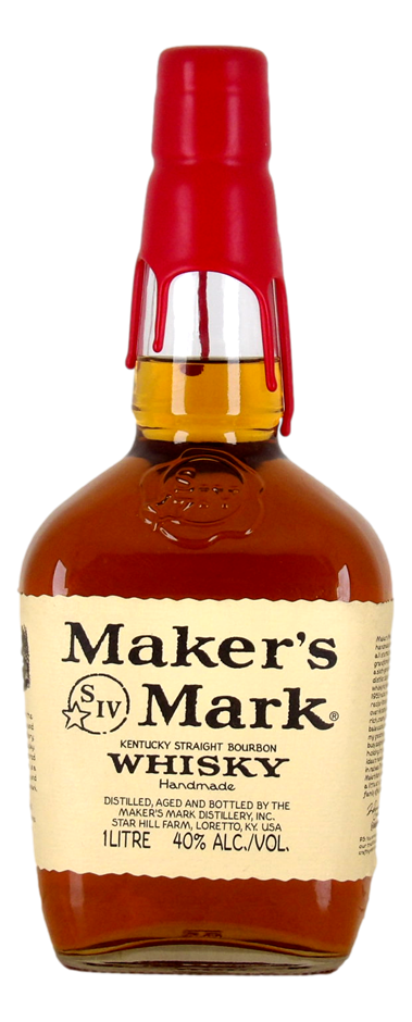 Maker's Mark Kentucky Straight Bourbon Whisky (1x 1L) USA