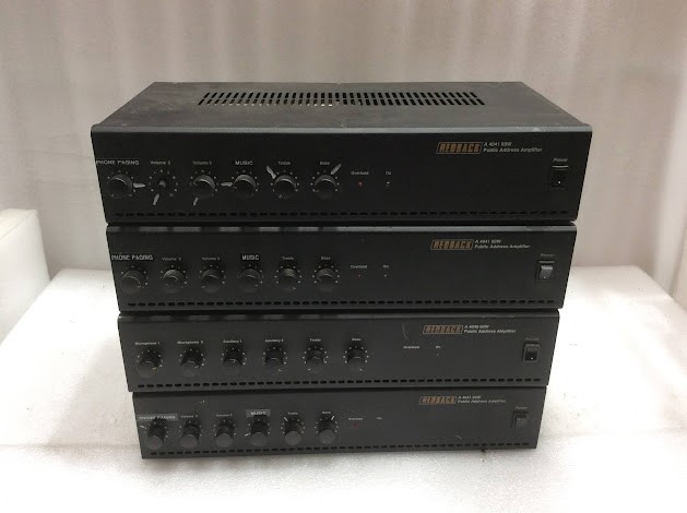 Redback A 4040 60W&A 4041 60W PA Amplifier (Lot of 4)