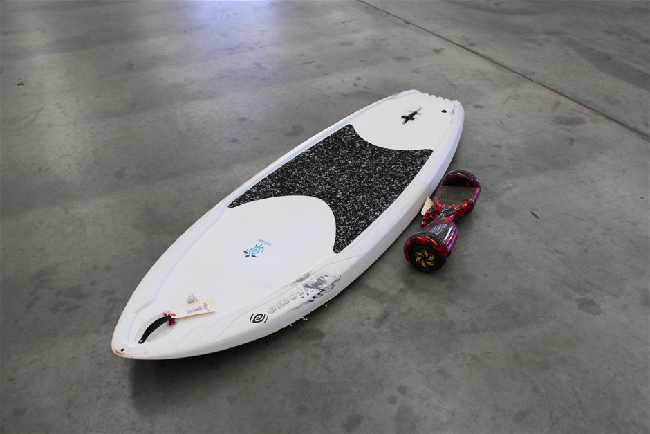 Red/Black Hoverboard and Emotion Crush Youth Paddleboard