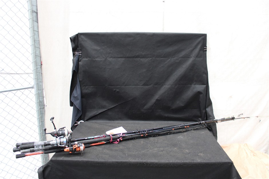 6 x Assorted Branded Fishing Rods Including Jarvis Walker
