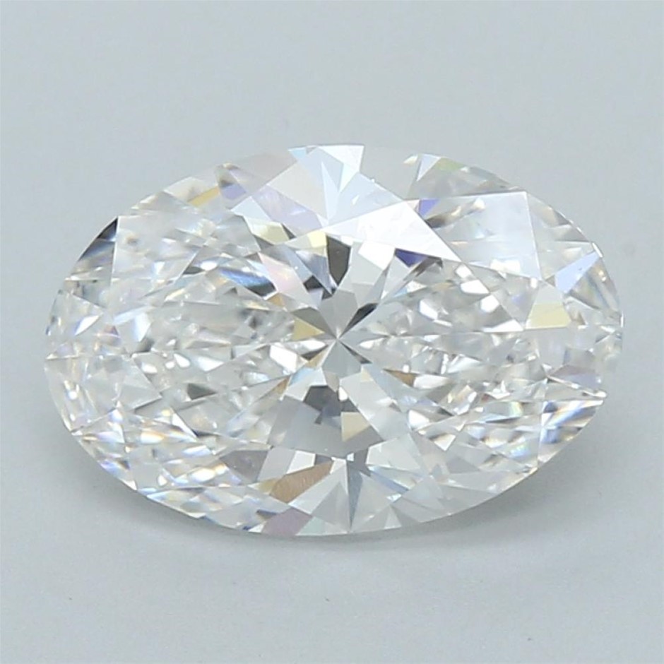 4.09 Oval Shaped Diamond F/VVS2