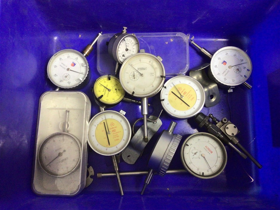 <p>Qty of Assorted Measuring Dial Gauges</p>