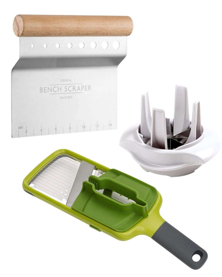 KITCHEN BUNDLE: Norpro Lemon Lime Slicer + JOSEPH JOSEPH Multi-Grip Mandoli