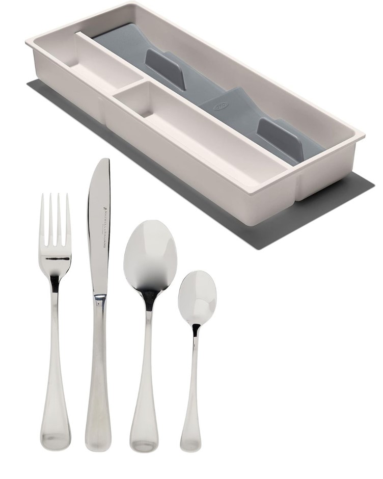 KITCHEN BUNDLE: MAXWELL & WILLIAMS Cosmopolitan 16pc Cutlery Set Gift Boxed