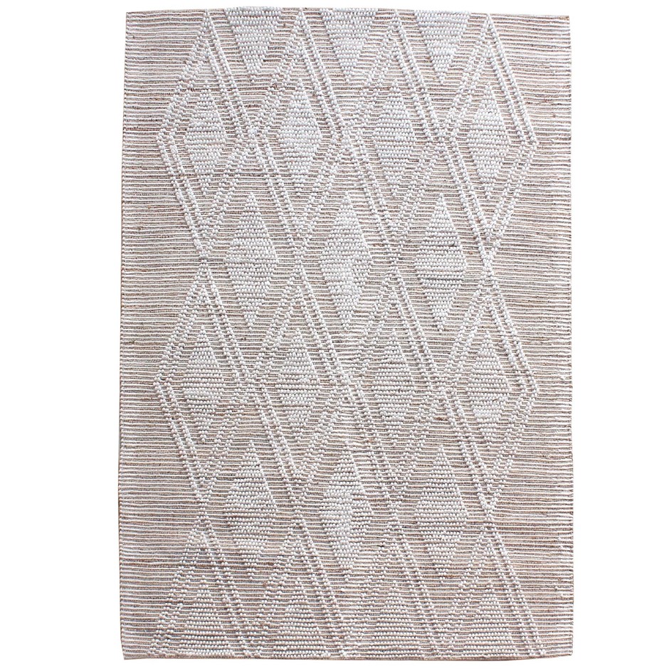 TEMPLE & WEBSTER Sol Hand-Woven Jute & Wool Rug 240 x 330cm