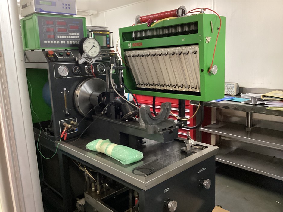 Bosch EPS 619 Diesel Fuel Injection Pump Test Bench