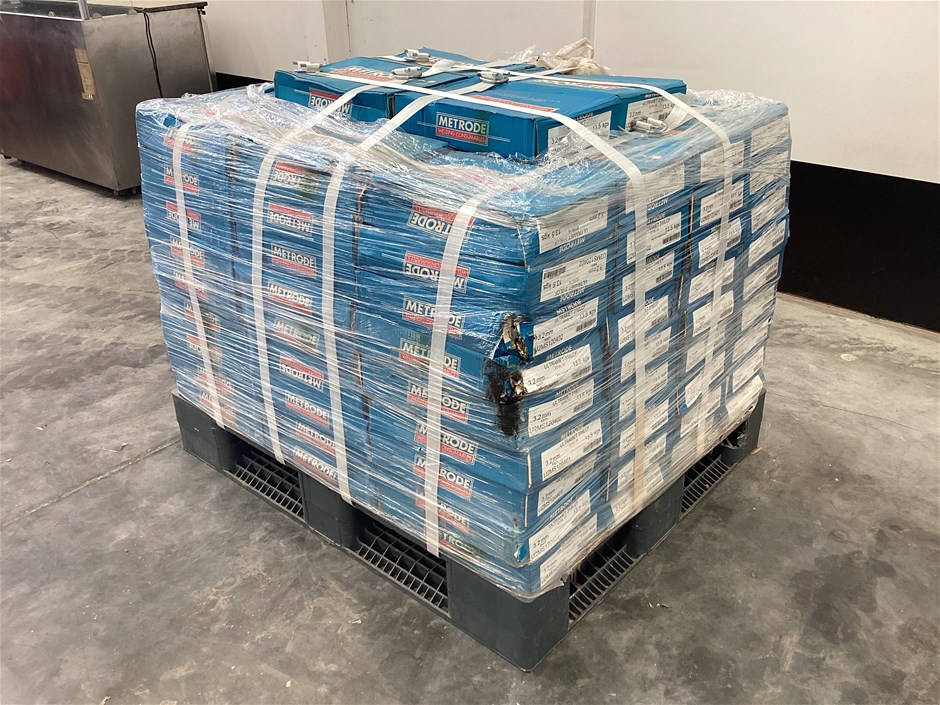 <p>Metrode Welding Electrodes Part Pallet</p>