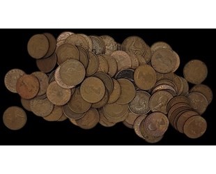 One Kilo of Australia KGV/King George VI/Queen Elizabeth Mix Date & conditi