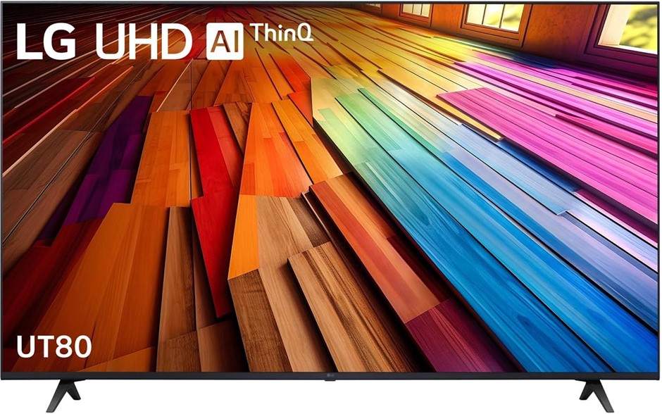 LG UT80 50-Inch 4K Smart UHD TV with Al Sound Pro.