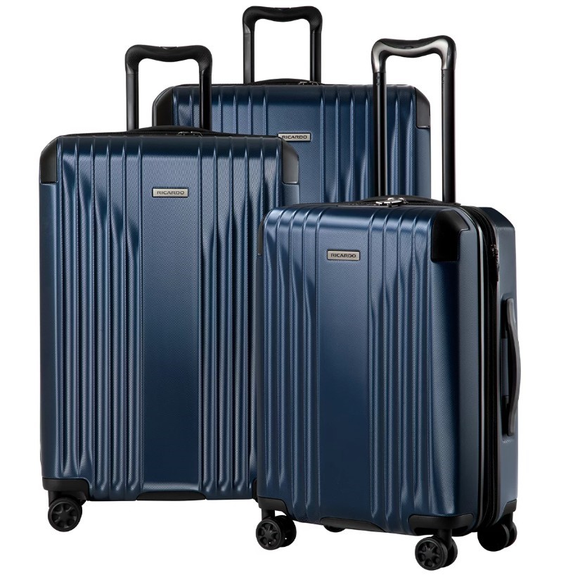 RICARDO Beverly Hills Mission Bay Luggage Set, 3 Piece, Carry On: 59cm, Med