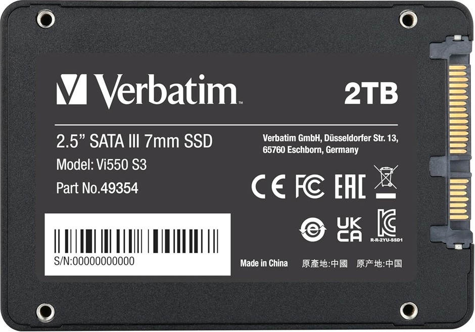 2.5" Internal SATA III SSD 2TB (Vi550)