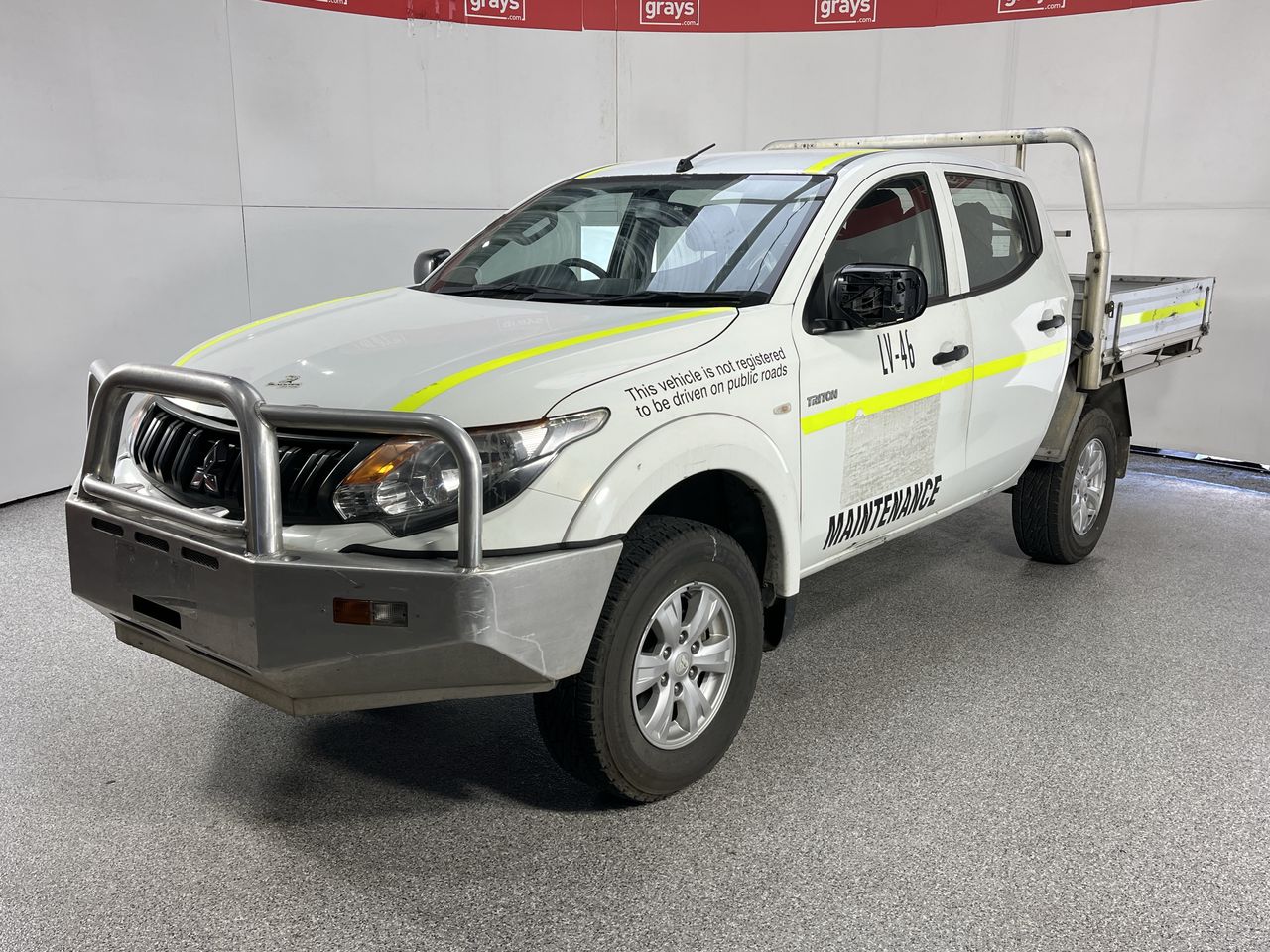 2018 Mitsubishi Triton 4X4 GLX MQ Turbo Diesel Automatic Crew Cab Chassis