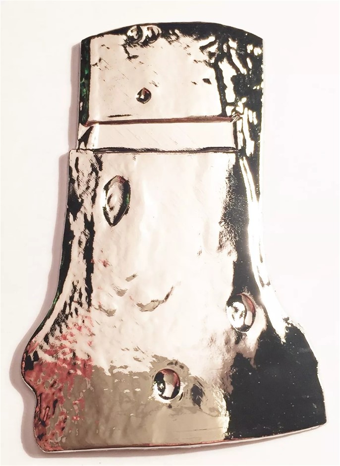 2016 "Ned Kelly" Helmet Ingot, 999 Fine Silver Plated, Outlaw, Guns 27.1g